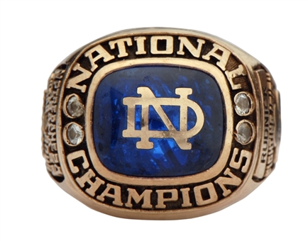 1973 Notre Dame College Football National Championship Player Ring